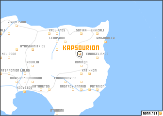 map of Kapsoúrion