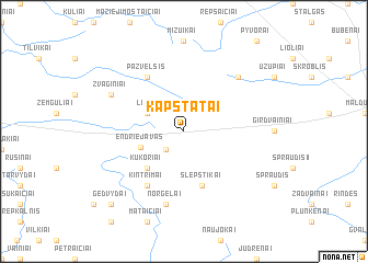 map of Kapstatai