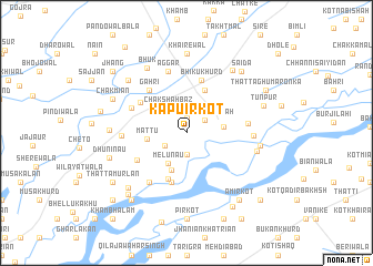 map of Kapuīr Kot