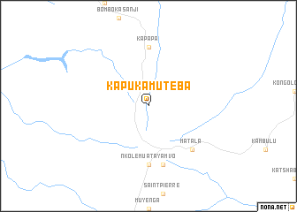 map of Kapuka-Muteba