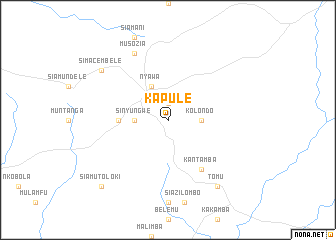 map of Kapule