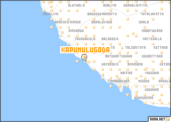 map of Kapumulugoda