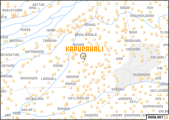 map of Kapūrāwāli