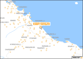 map of Kap\