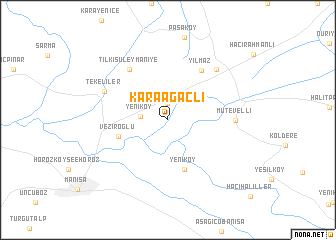 map of Karaağaçlı