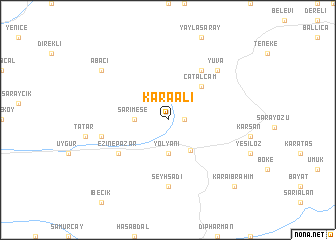 map of Karaali