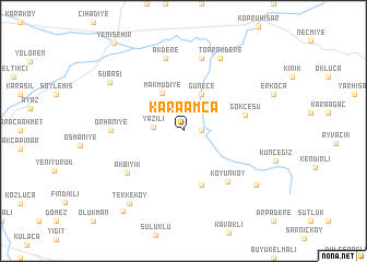 map of Karaamca