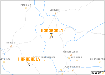 map of Kara-Bagly