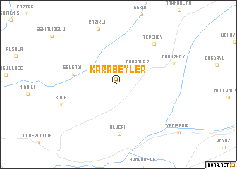 map of Karabeyler