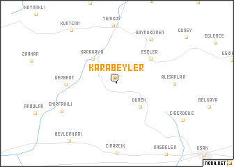 map of Karabeyler