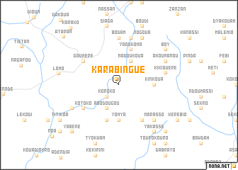 map of Karabingué