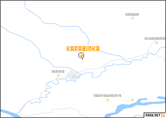 map of Karabinka