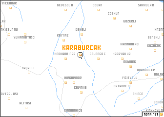 map of Karaburçak