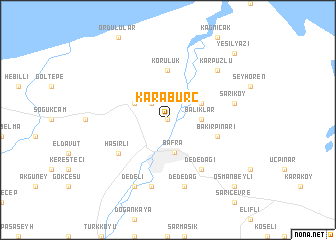 map of Karaburç