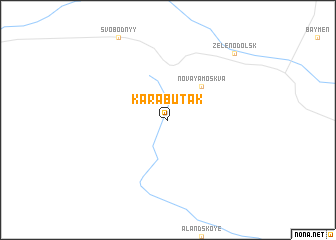 map of Karabutak