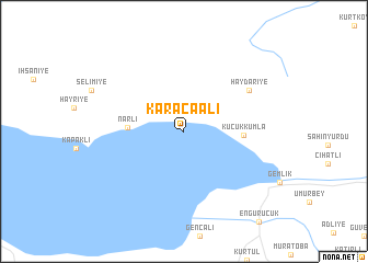 map of Karacaali