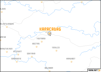 map of Karacadağ