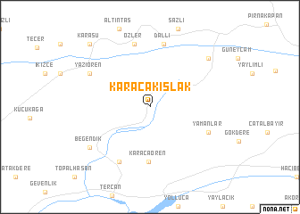 map of Karacakışlak