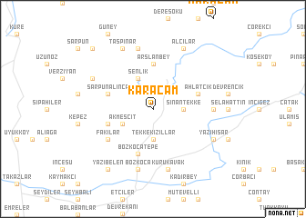 map of Karaçam