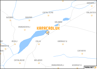 map of Karacaoluk