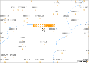 map of Karacapınar
