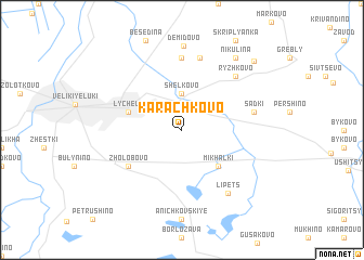 map of Karachkovo