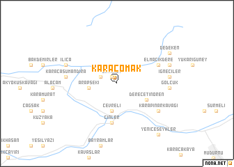 map of Karaçomak