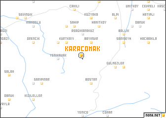map of Karaçomak