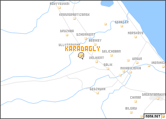 map of Karadagly