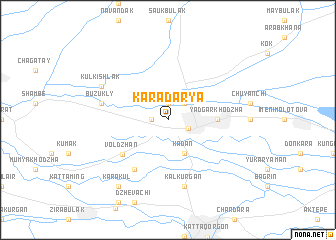 map of Kara-Darʼya