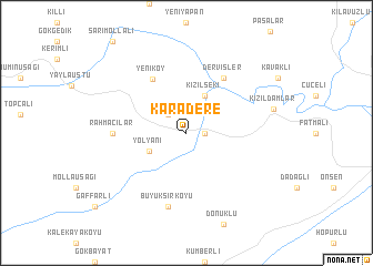 map of Karadere