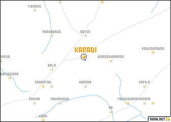 map of Karadi