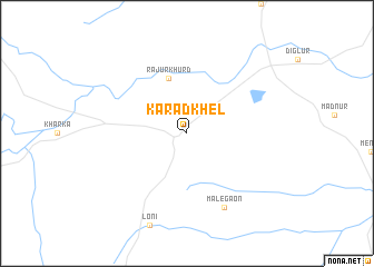 map of Karadkhel