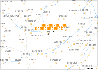 map of Karađorđevac