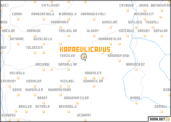 map of Karaevliçavuş