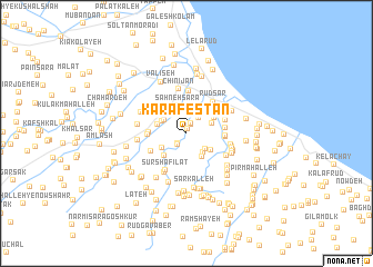 map of Karafestān