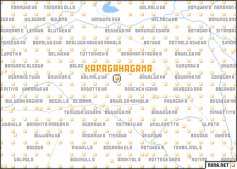 map of Karagahagama