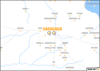 map of Karaga