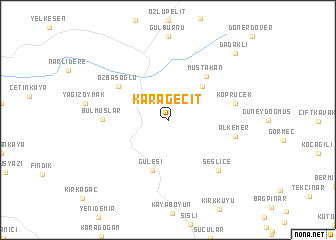 map of Karageçit