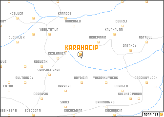 map of Karahacip