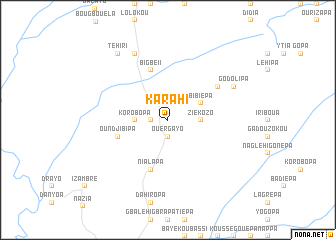 map of Karahi