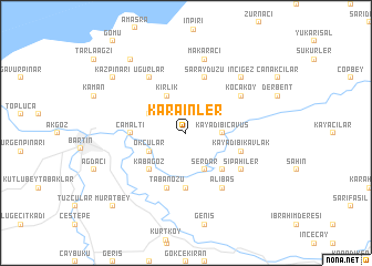 map of Karainler