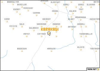 map of Karakadı