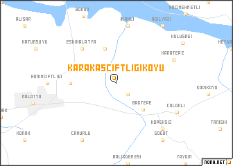 map of Karakaşçiftliğiköyü