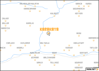 map of Karakaya