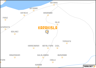 map of Karakışla