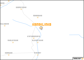 map of Karaklinka