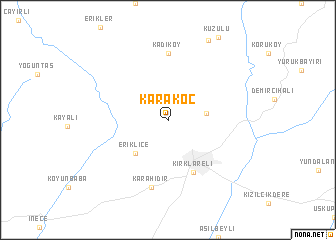 map of Karakoç