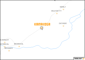 map of Karakoga