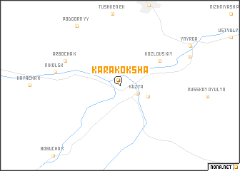 map of Karakoksha
